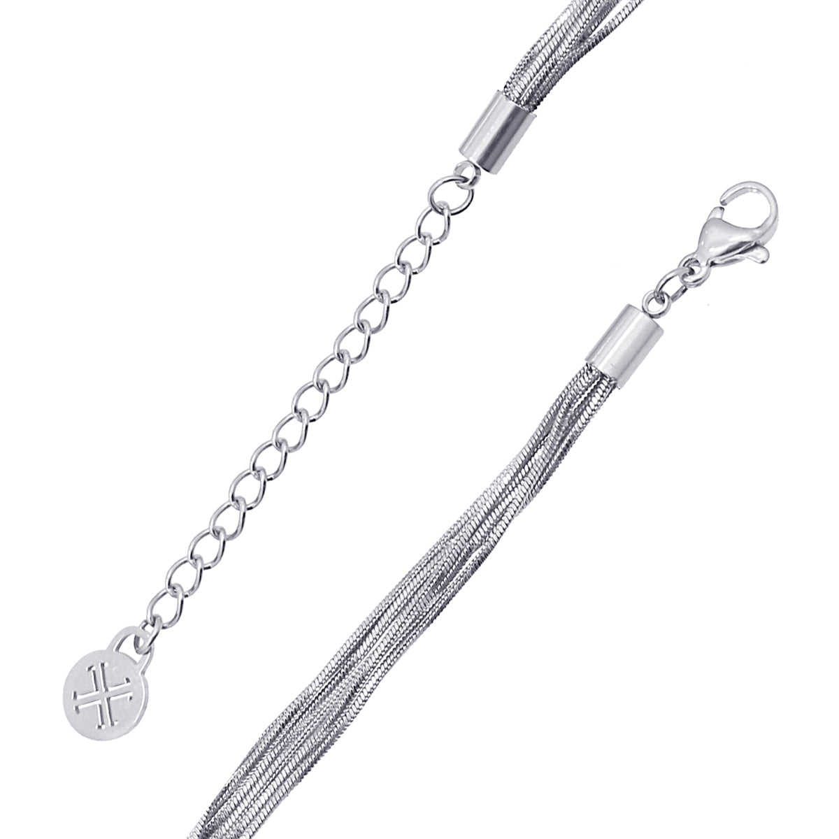 Pulsera Summer Essentials Strings Plateado Anartxy