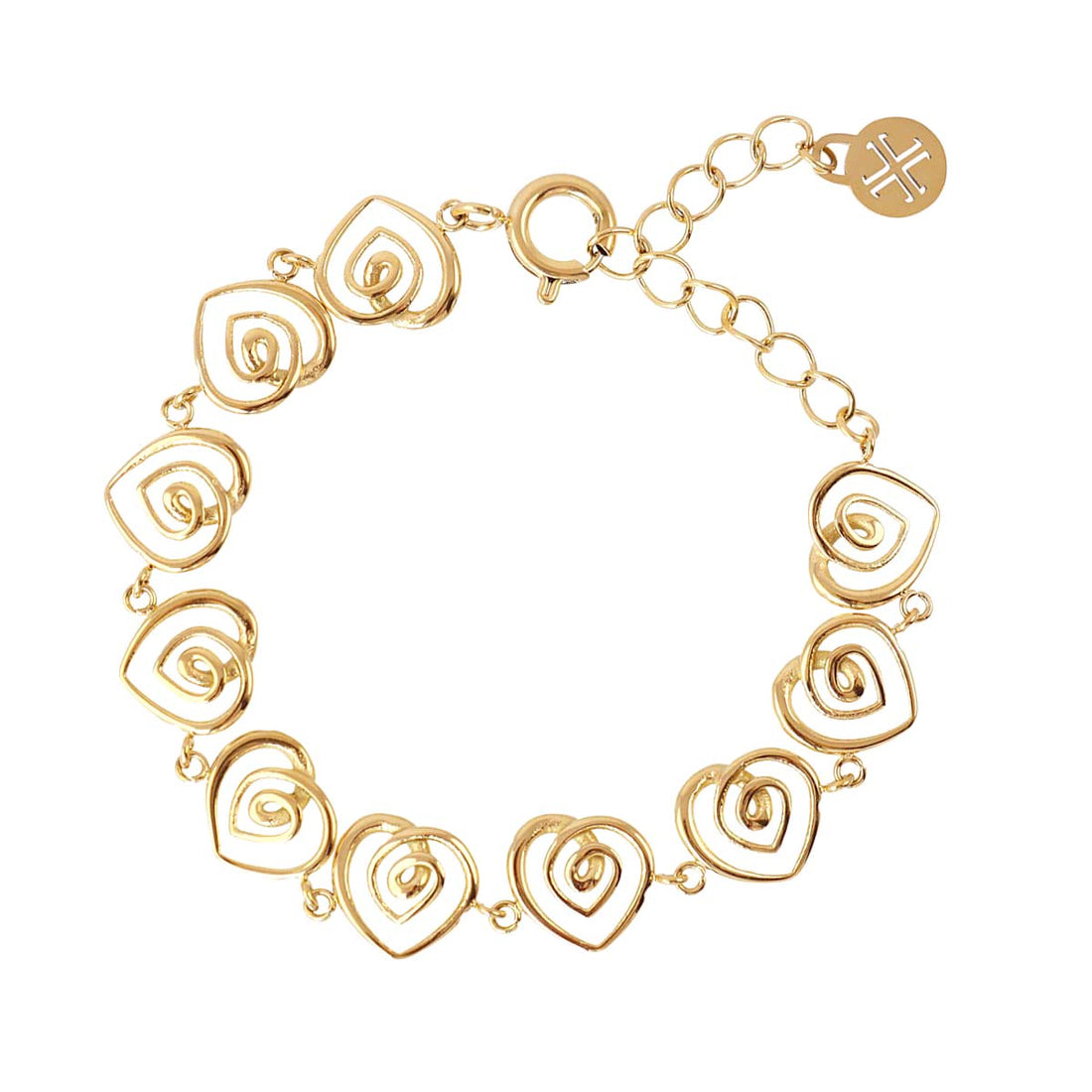 Pulsera Liquid Passion Kiss Dorado Anartxy
