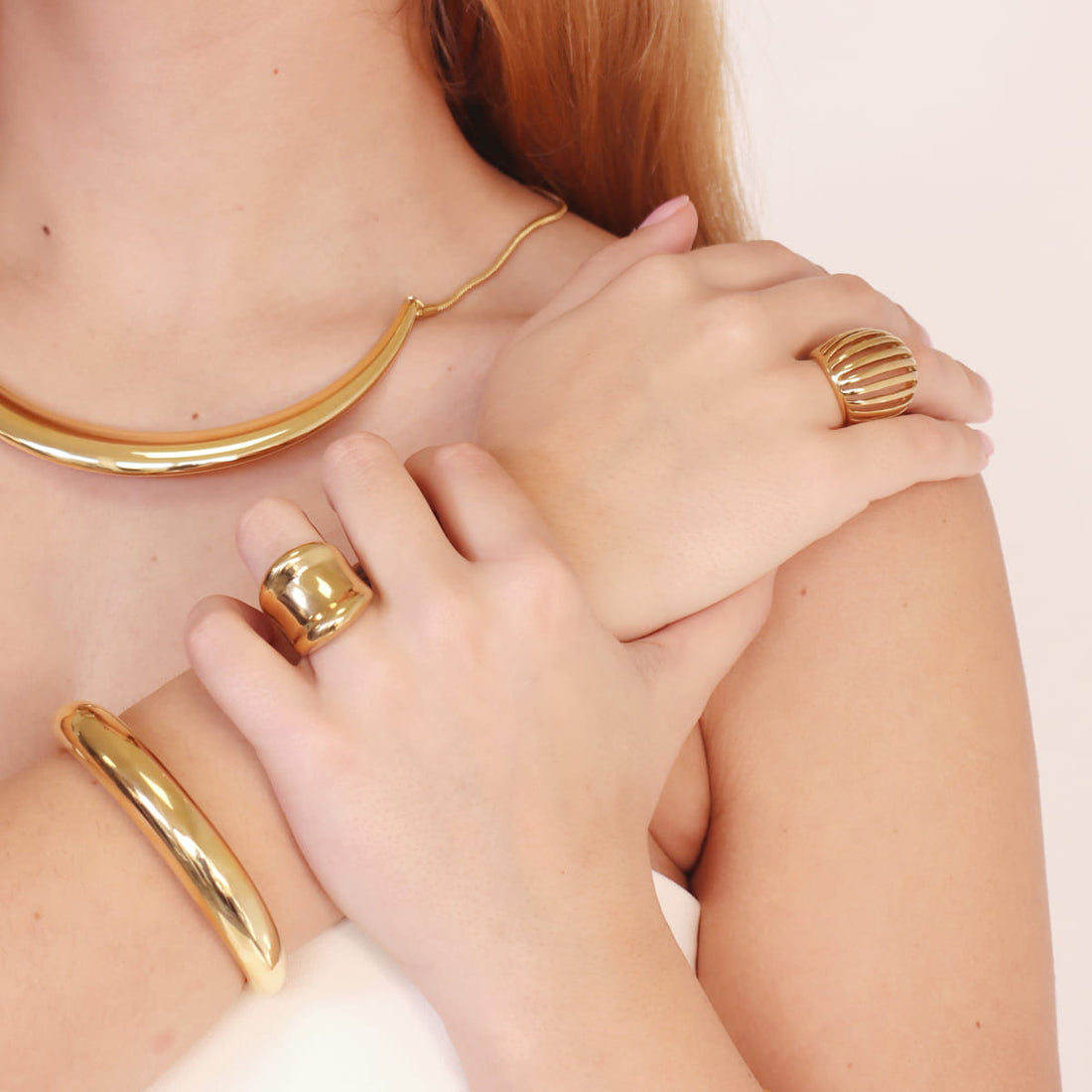 Pulsera Summer Essentials Band Dorado Anartxy