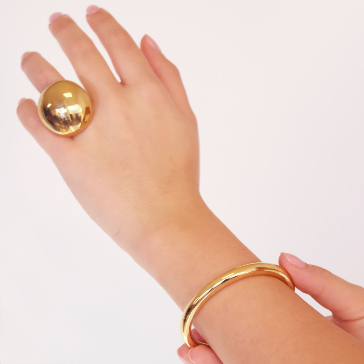 Pulsera Summer Essentials Hoop Dorado Anartxy