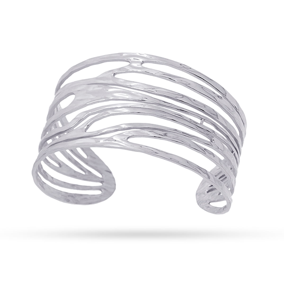 Pulsera Waves Multitwist Plateado Anartxy
