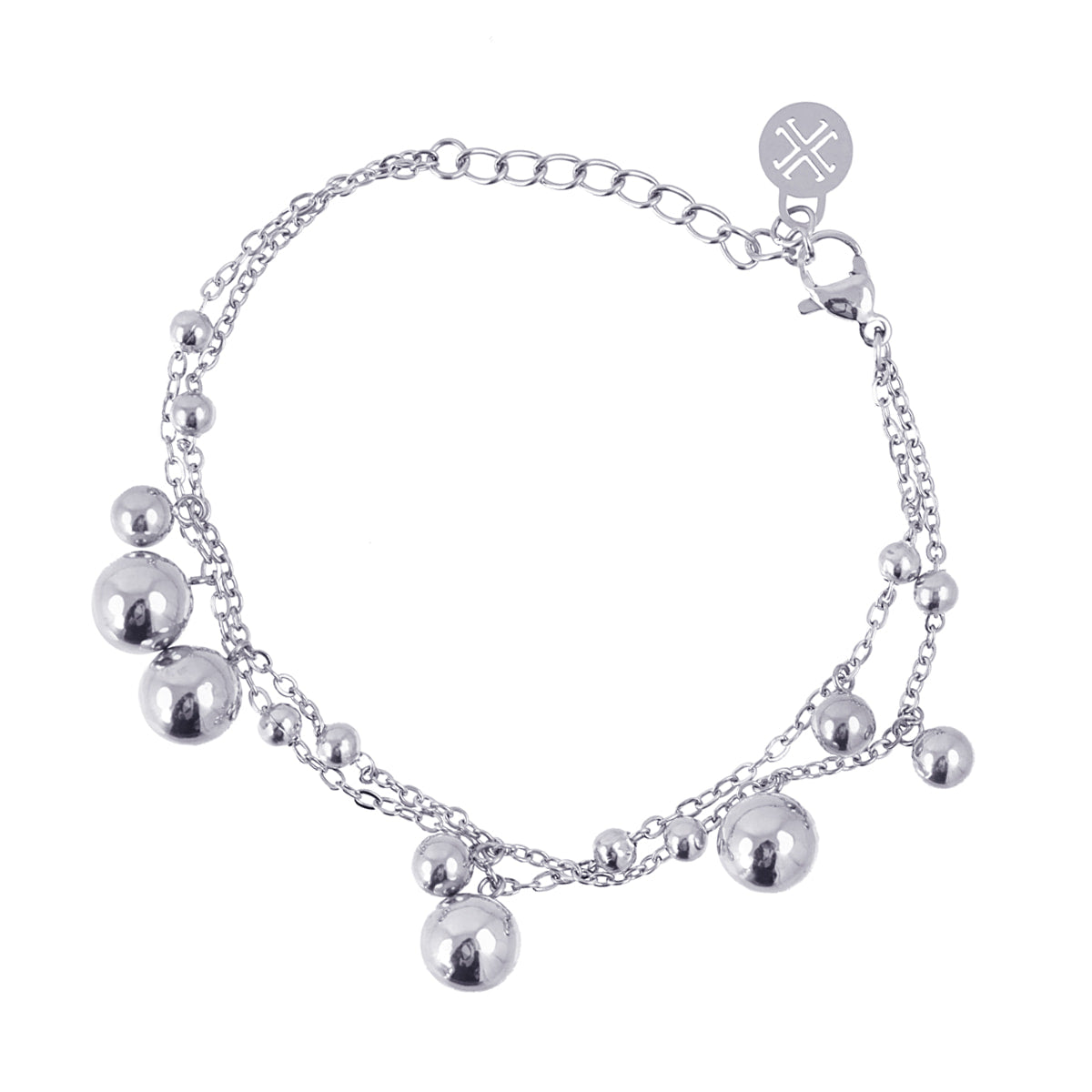 Pulsera Orbit Loom Plateado Anartxy