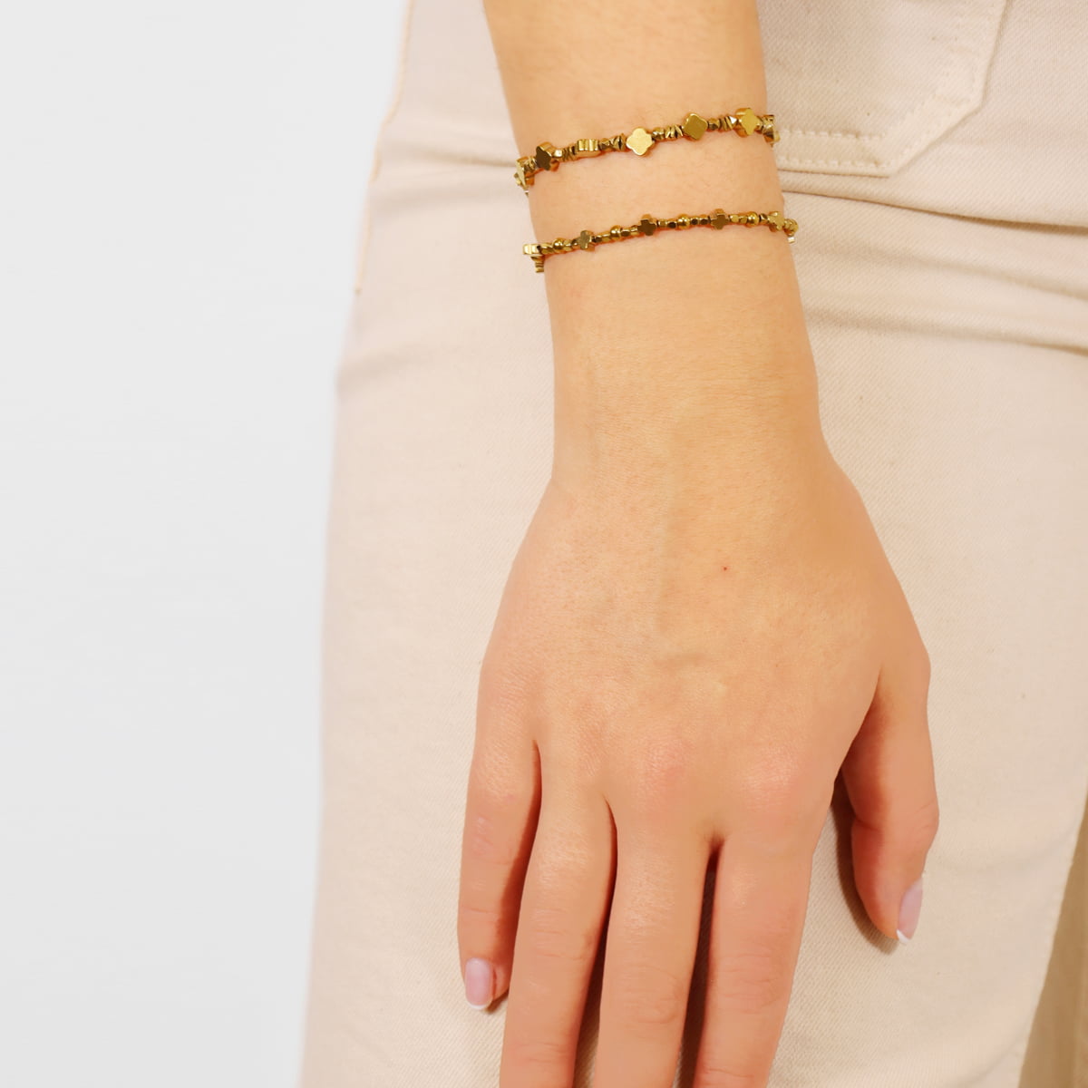 Pulsera Summer Essentials Bloom Dorado Anartxy