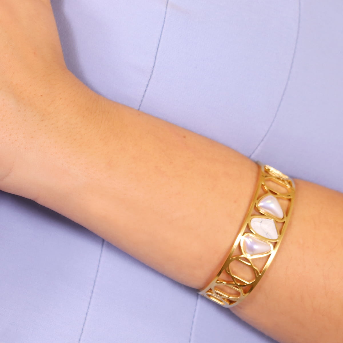 Pulsera Aqua Shore Blanco Anartxy