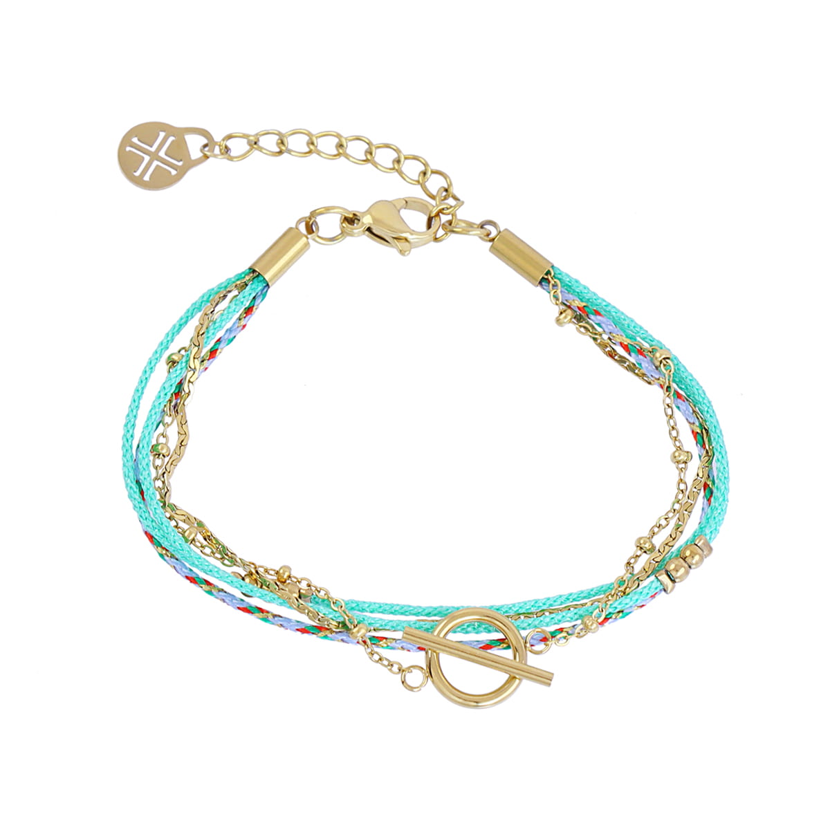 Pulsera Woven Sailor Turquesa Anartxy