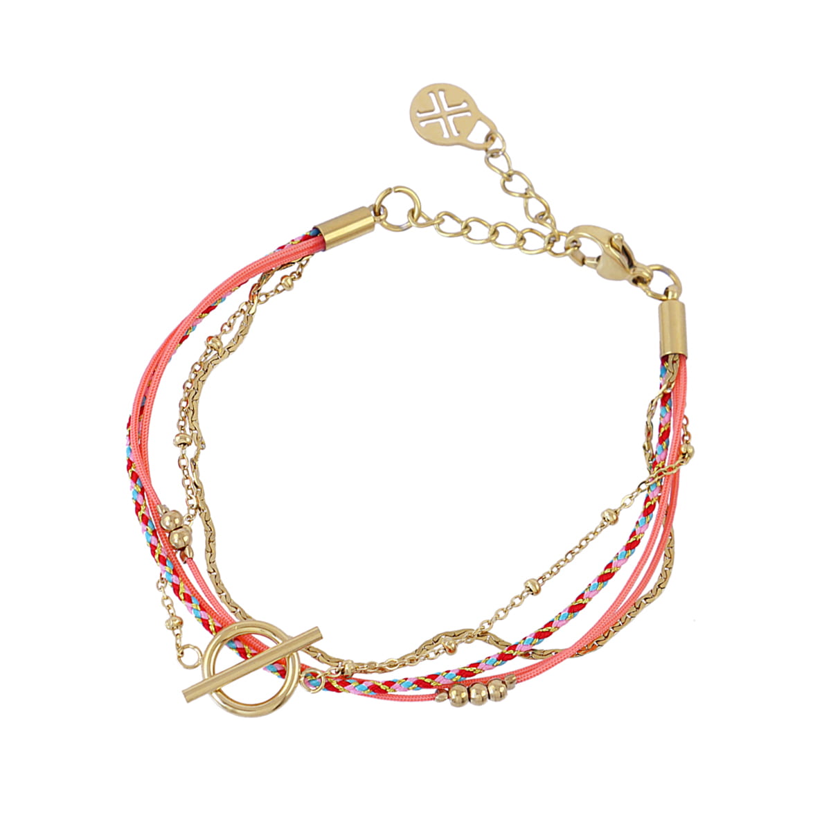 Pulsera Woven Sailor Rosa Anartxy