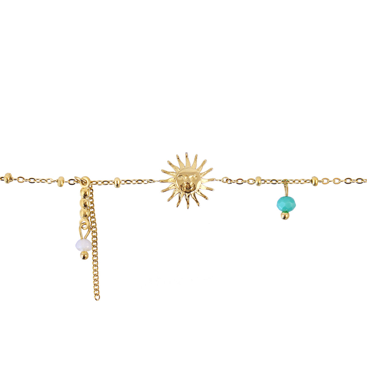 Pulsera Tide Soral Dorado Anartxy