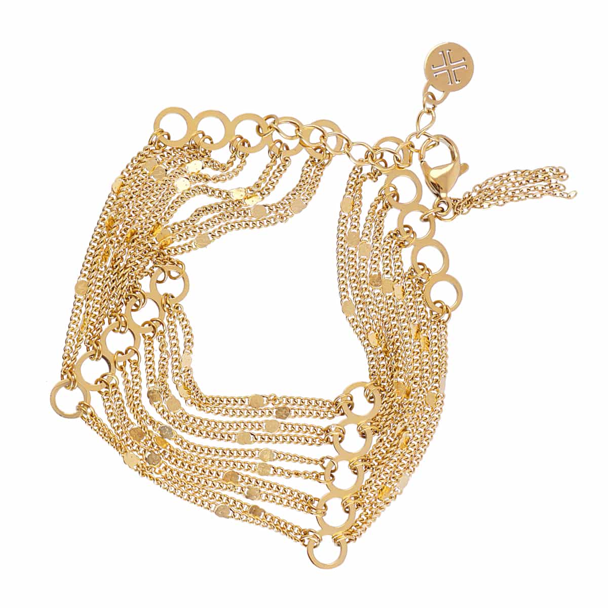 Pulsera Rainfall Serelis Dorado Anartxy