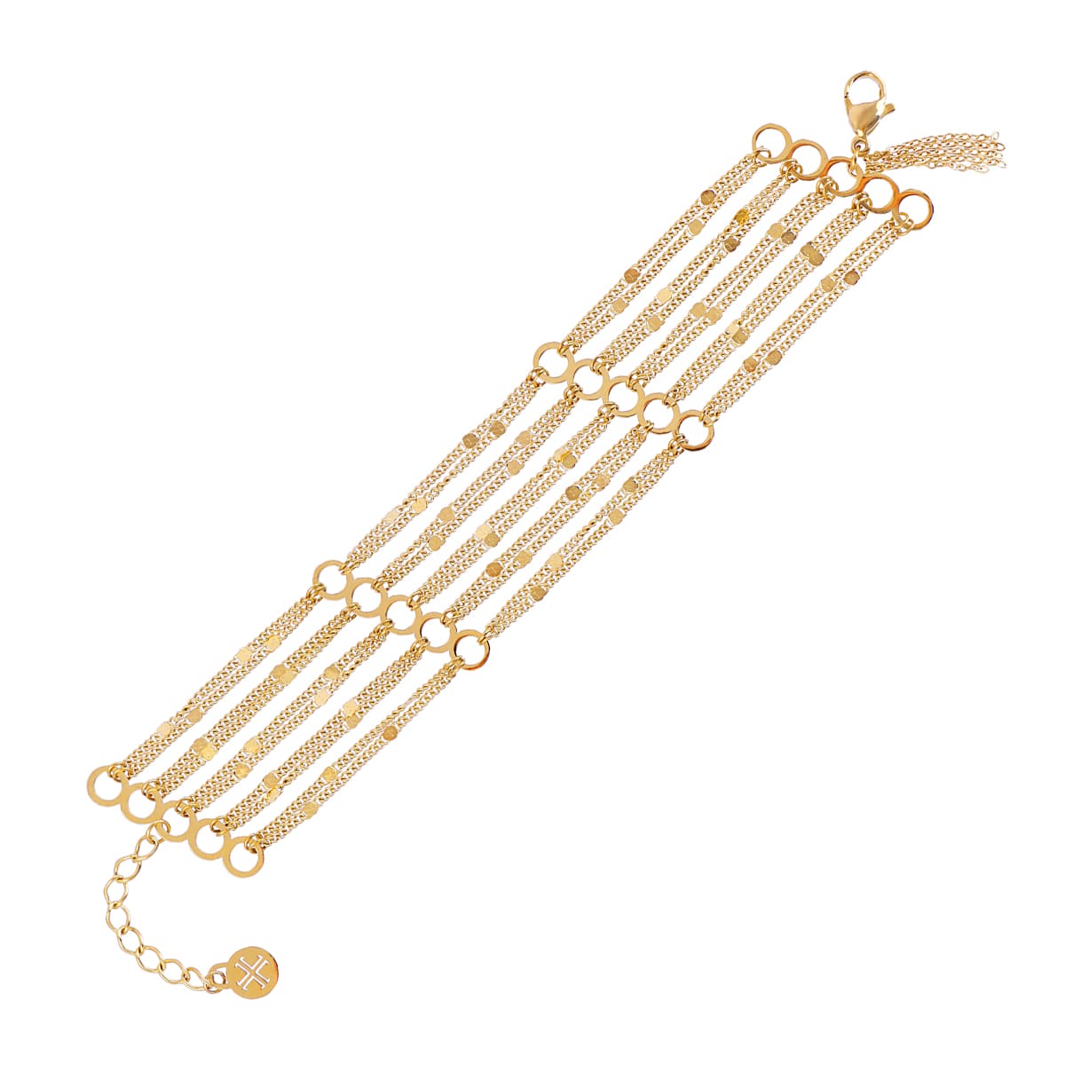 Pulsera Rainfall Serelis Dorado Anartxy