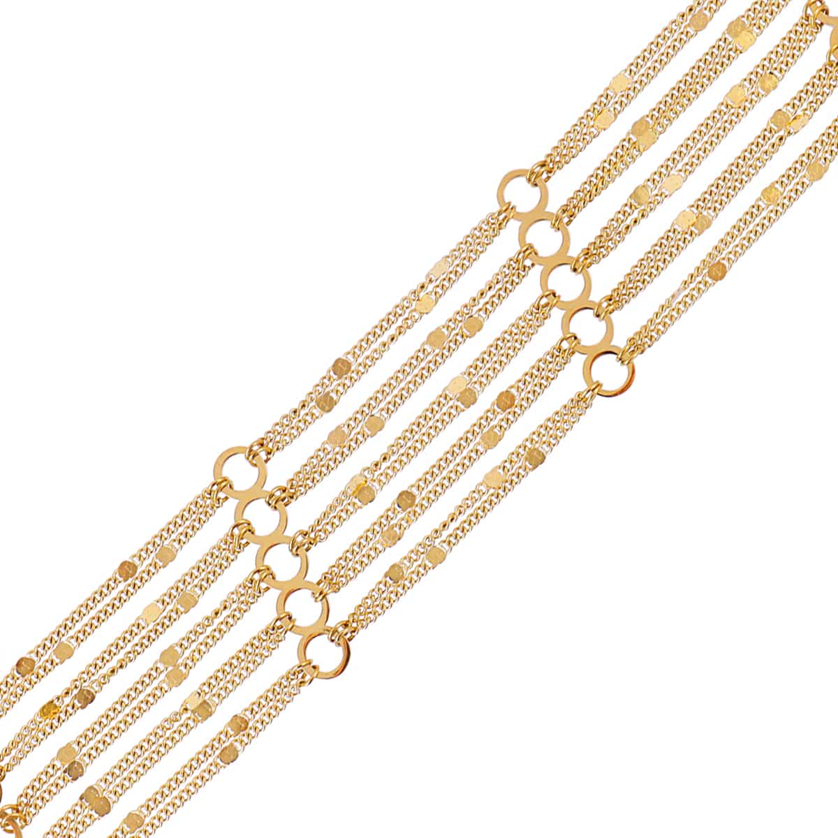 Pulsera Rainfall Serelis Dorado Anartxy