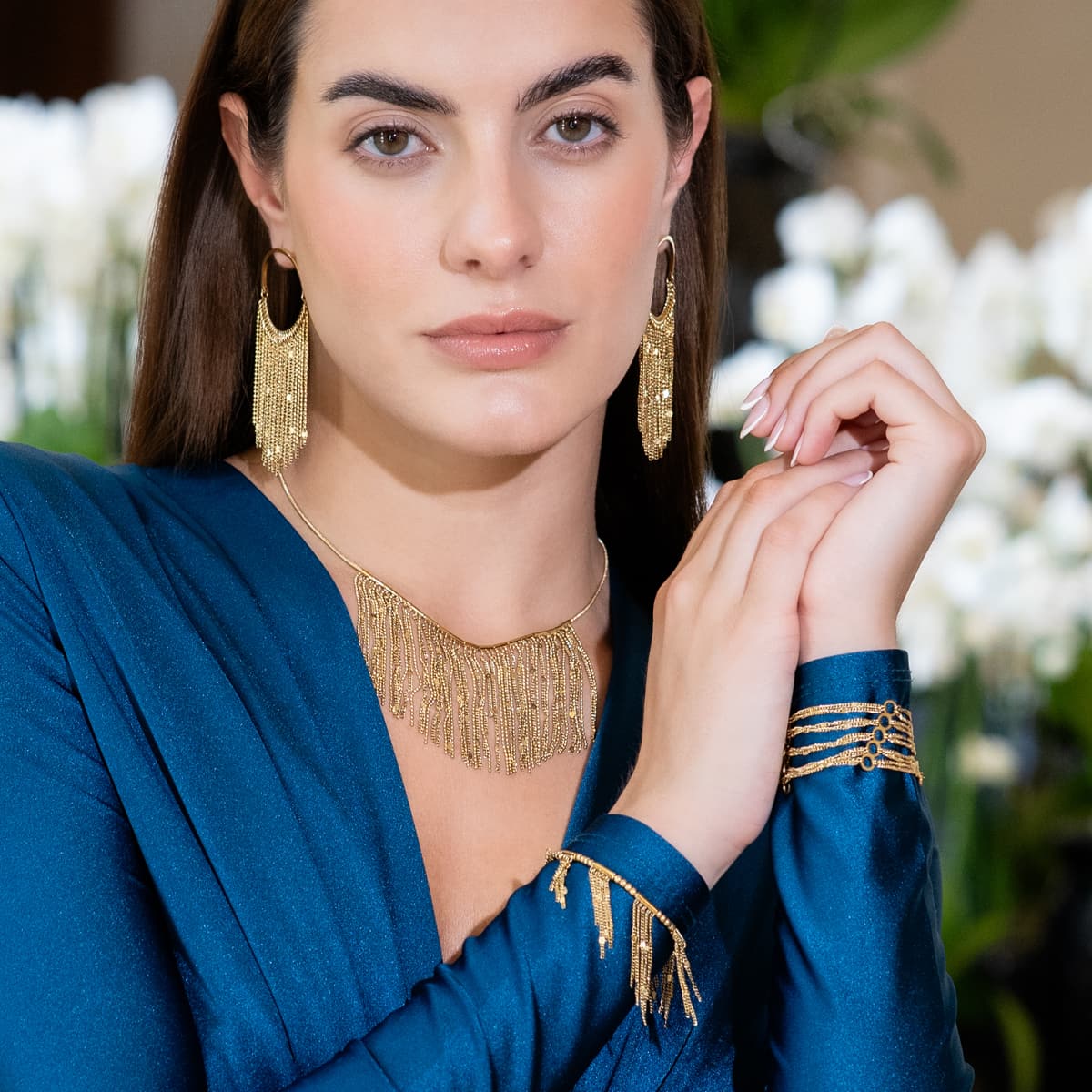 Pulsera Rainfall Elysha Dorado Anartxy