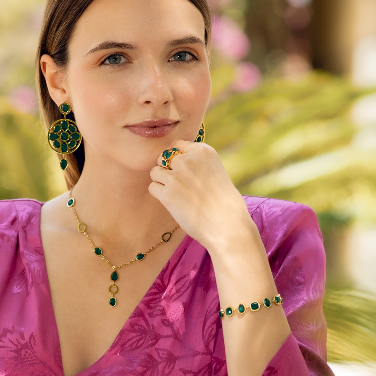 Pulsera Drops Glade Verde Anartxy