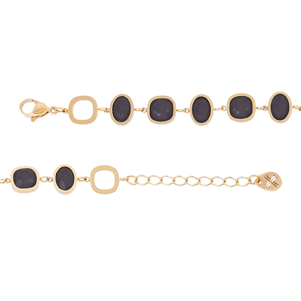 Pulsera Drops Glade Negro Anartxy