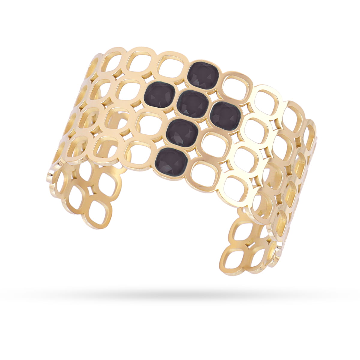 Pulsera Drops Indra Negro Anartxy