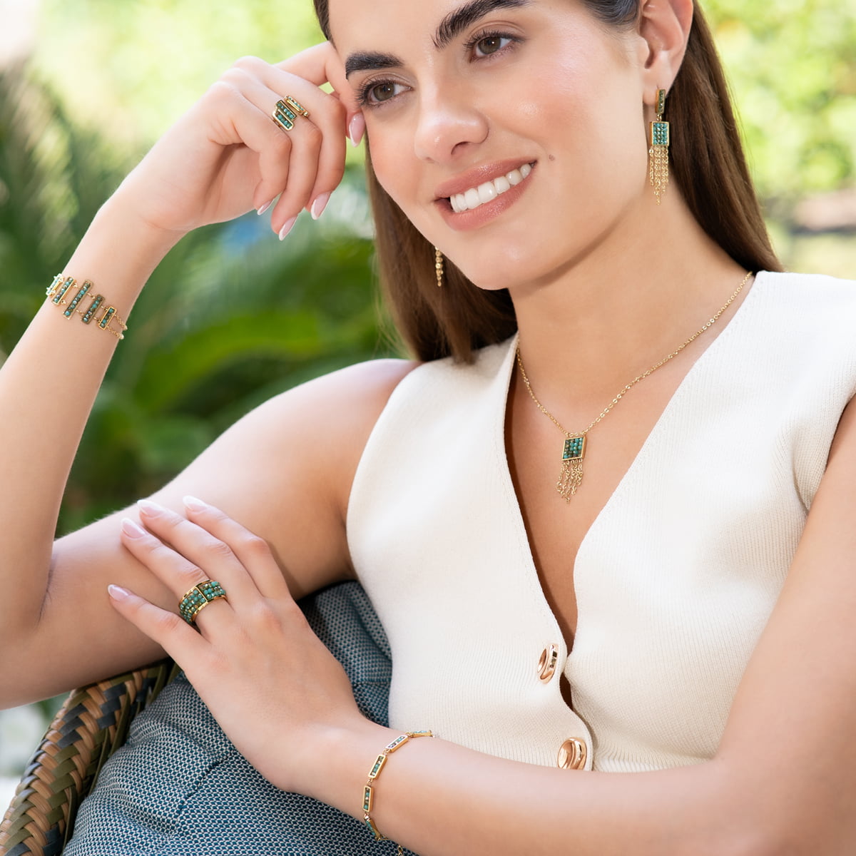 Pulsera Levity Glimmer Turquesa Anartxy