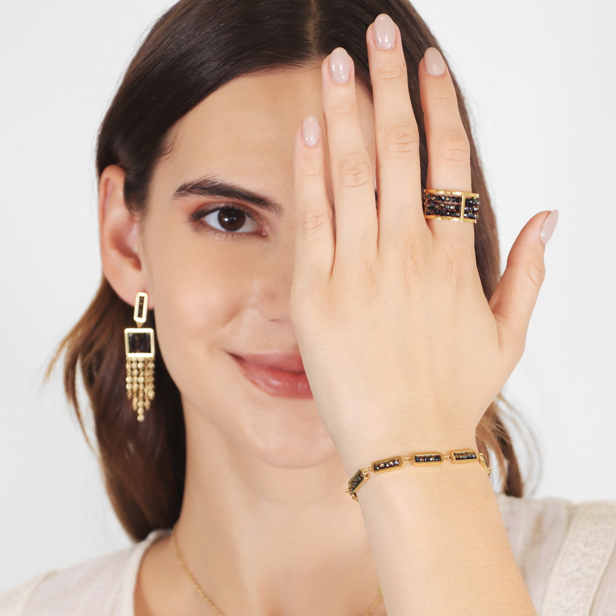 Pulsera Levity Dapple Negro Anartxy