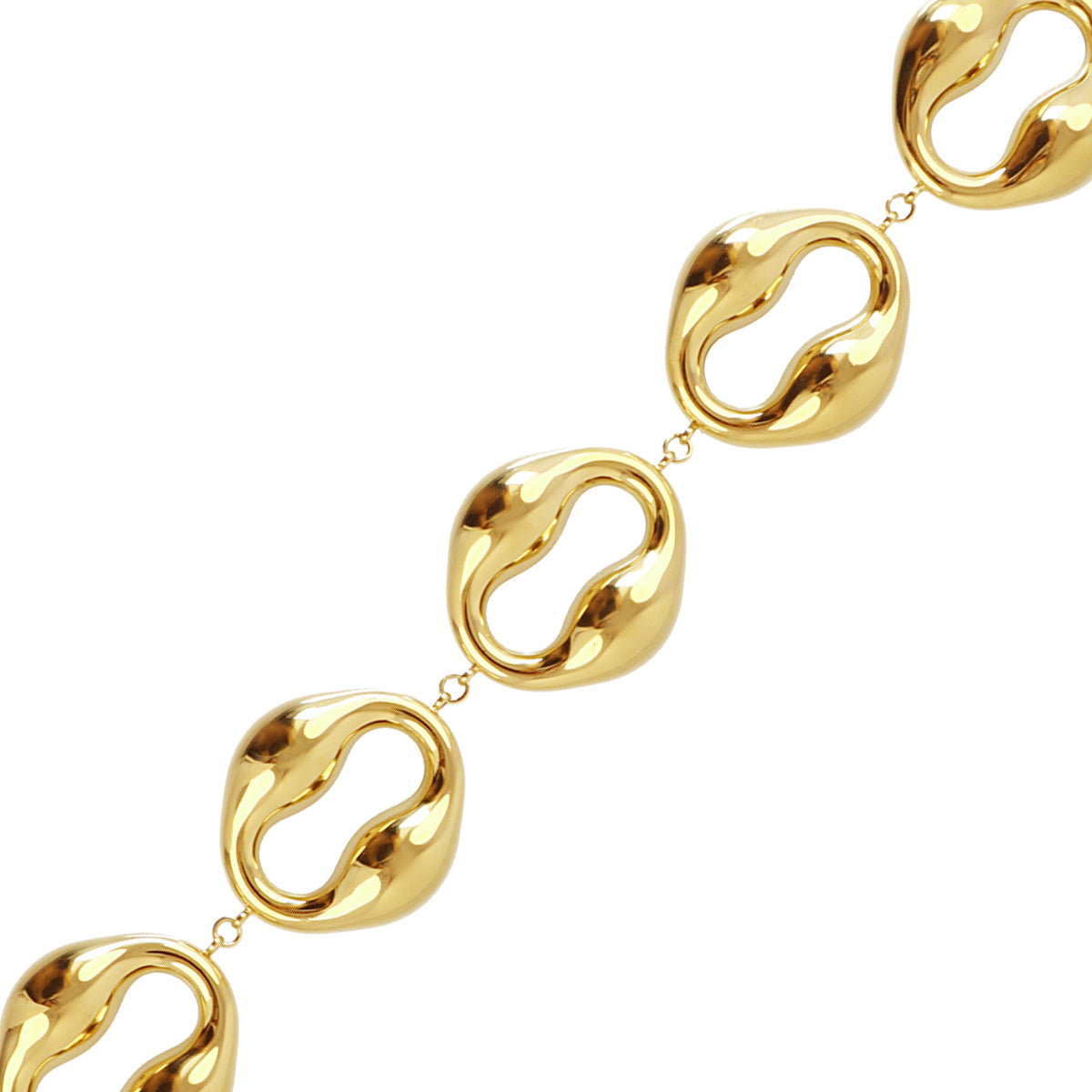 Pulsera Waves Rage Dorado Anartxy