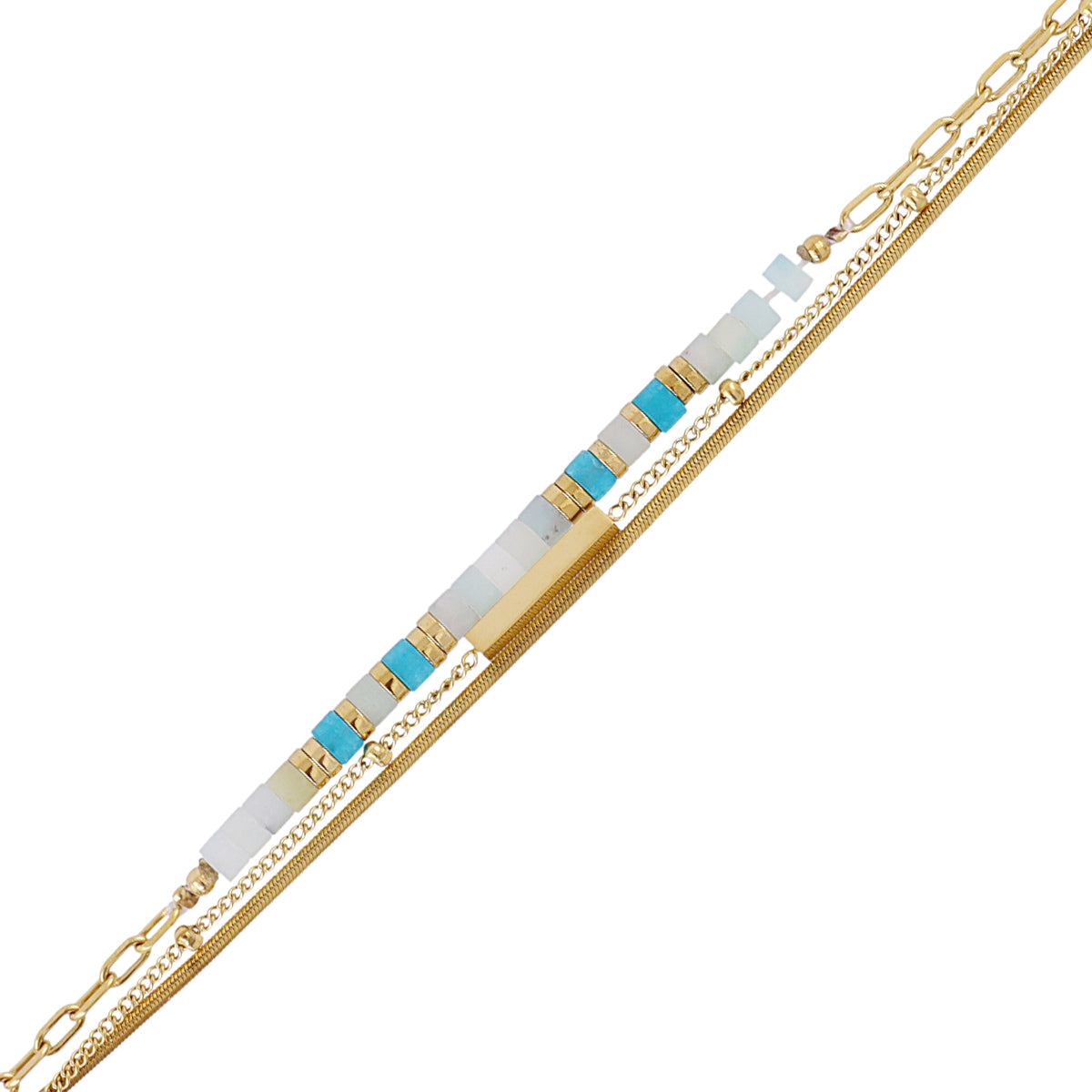 Pulsera Spirit Bloomy Turquesa Anartxy