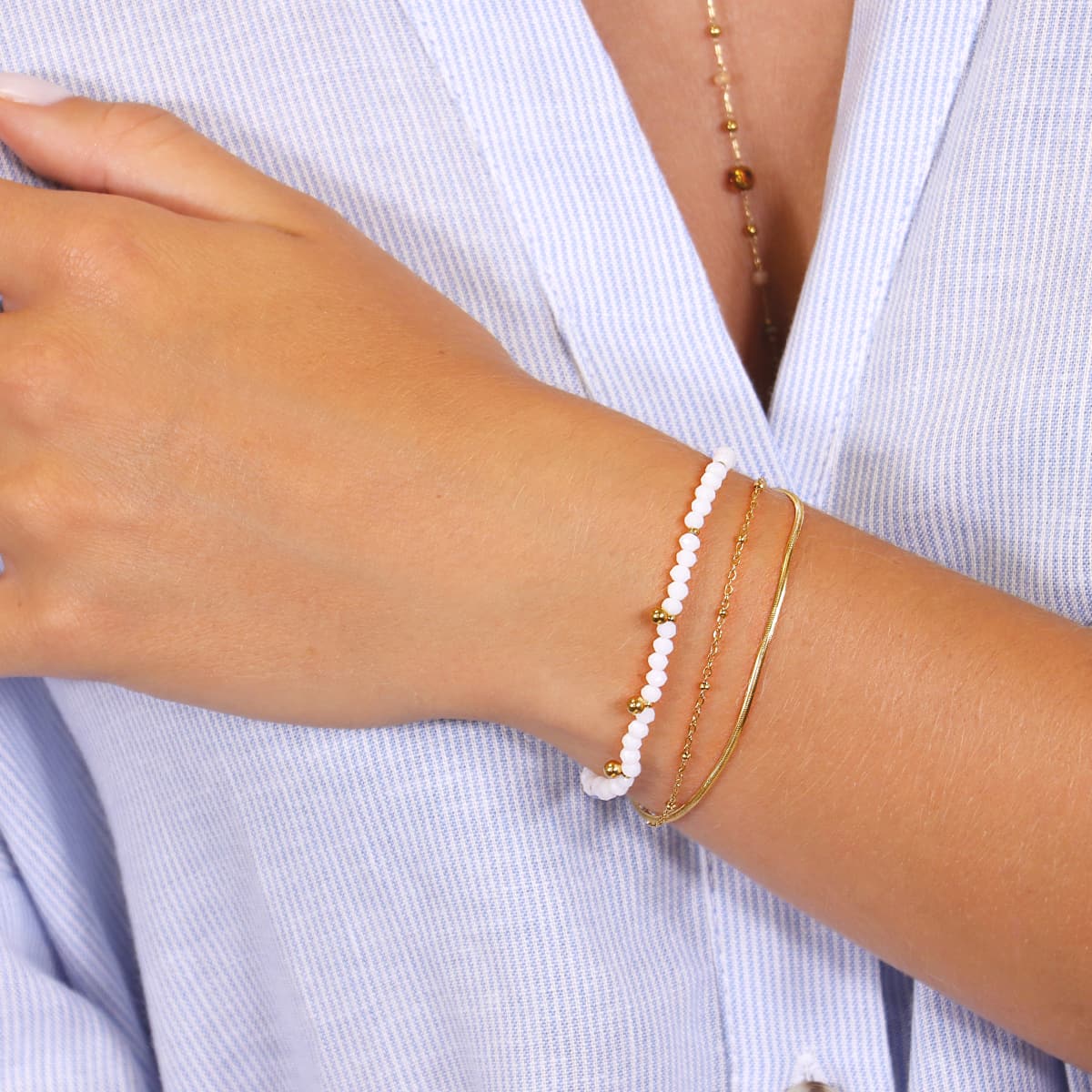 Pulsera Spirit Lexa Blanco Anartxy
