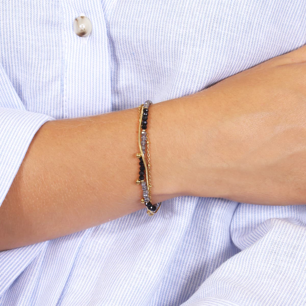 Pulsera Spirit Lexa Negro Anartxy