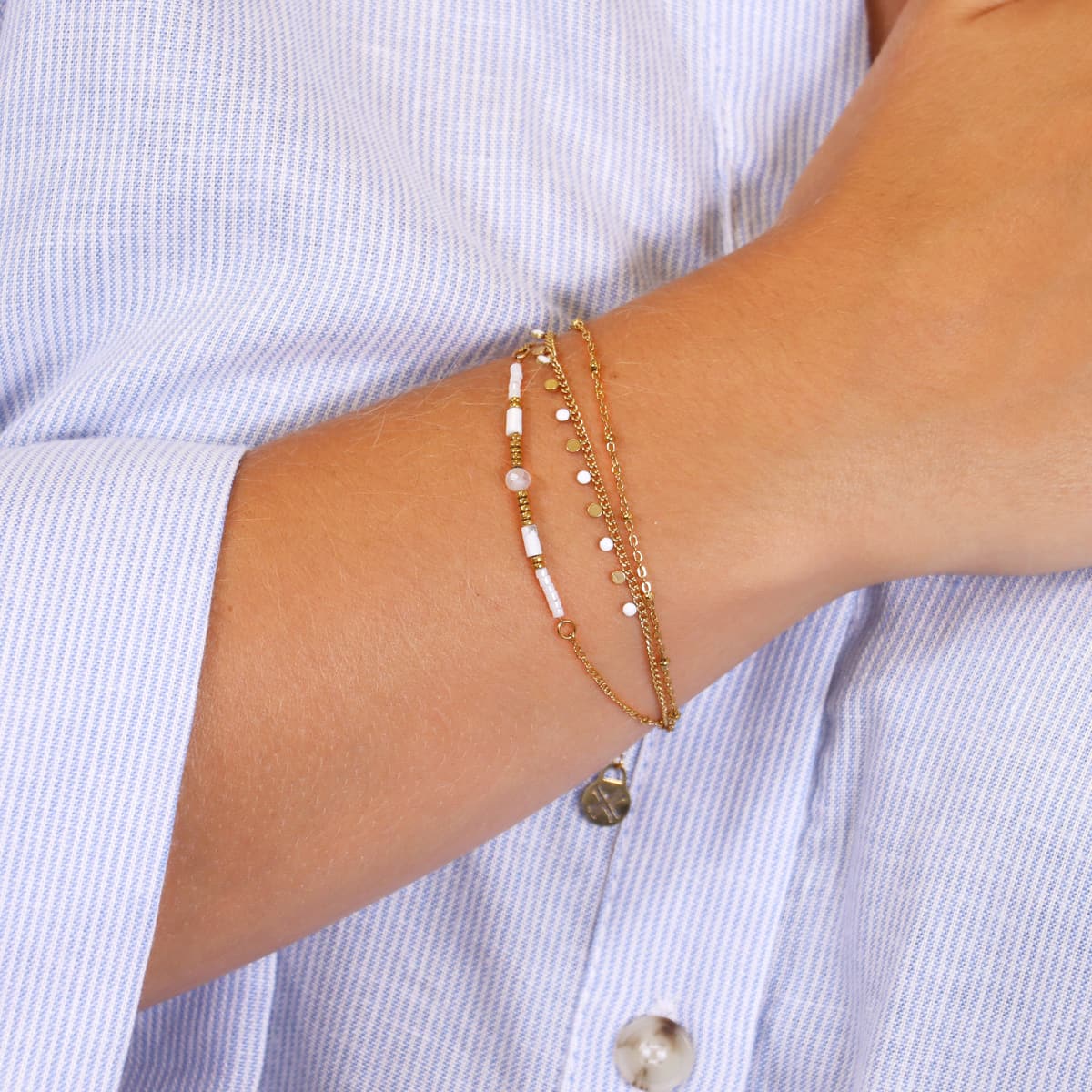 Pulsera Spirit Blyra Blanco Anartxy