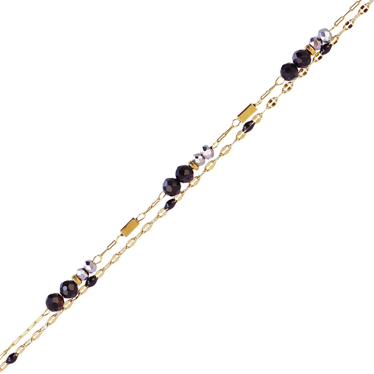 Pulsera Spirit Liss Negro Anartxy