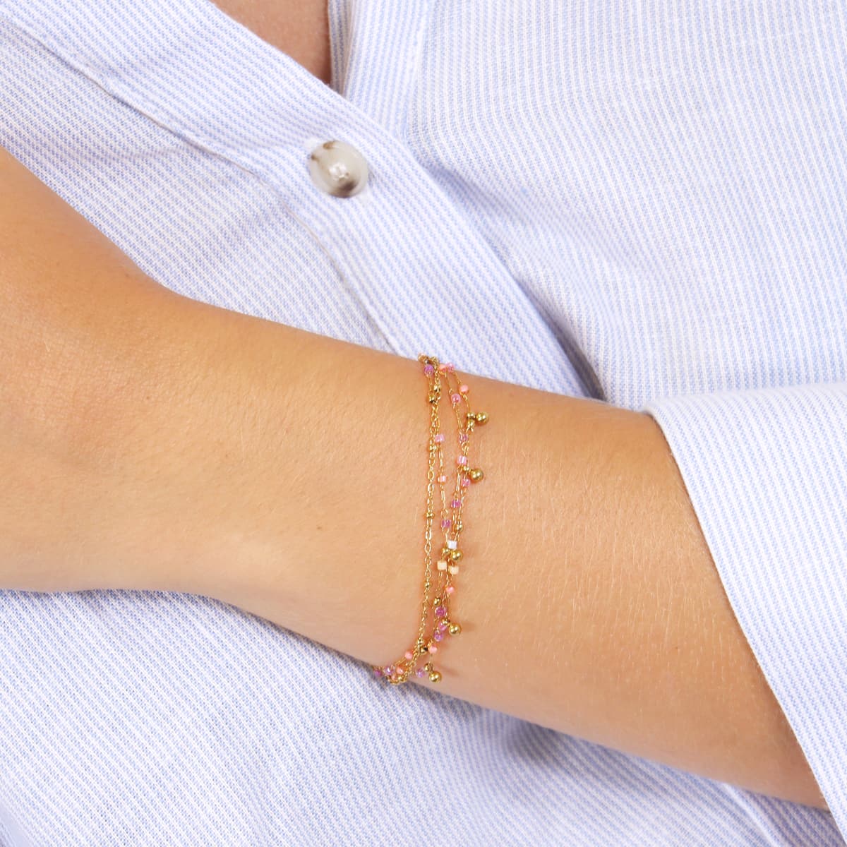 Pulsera Spirit Glossy Rosa Anartxy