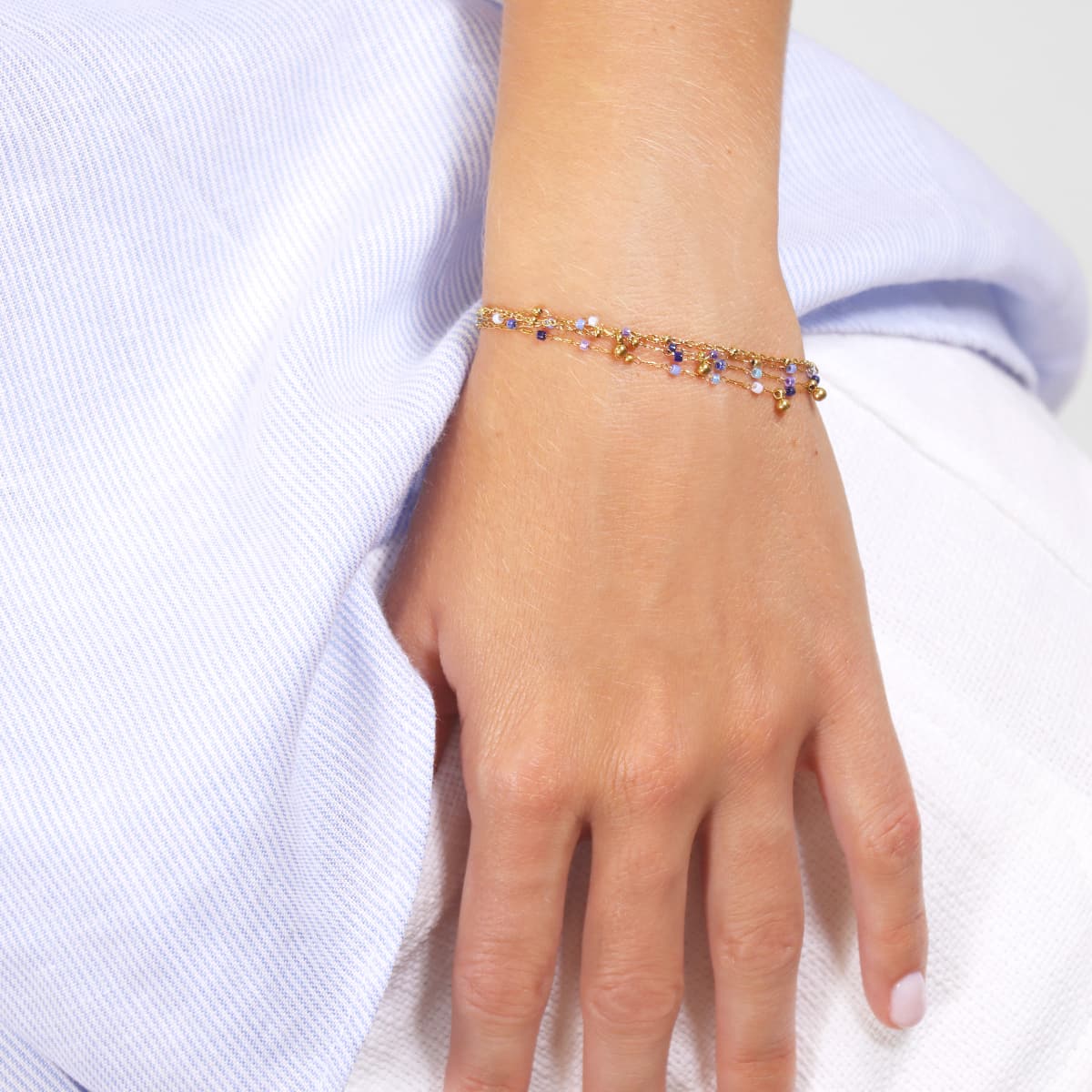 Pulsera Spirit Glossy Azul Anartxy