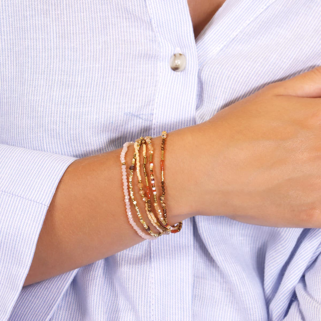 Pulsera Spirit Joy Beige Anartxy