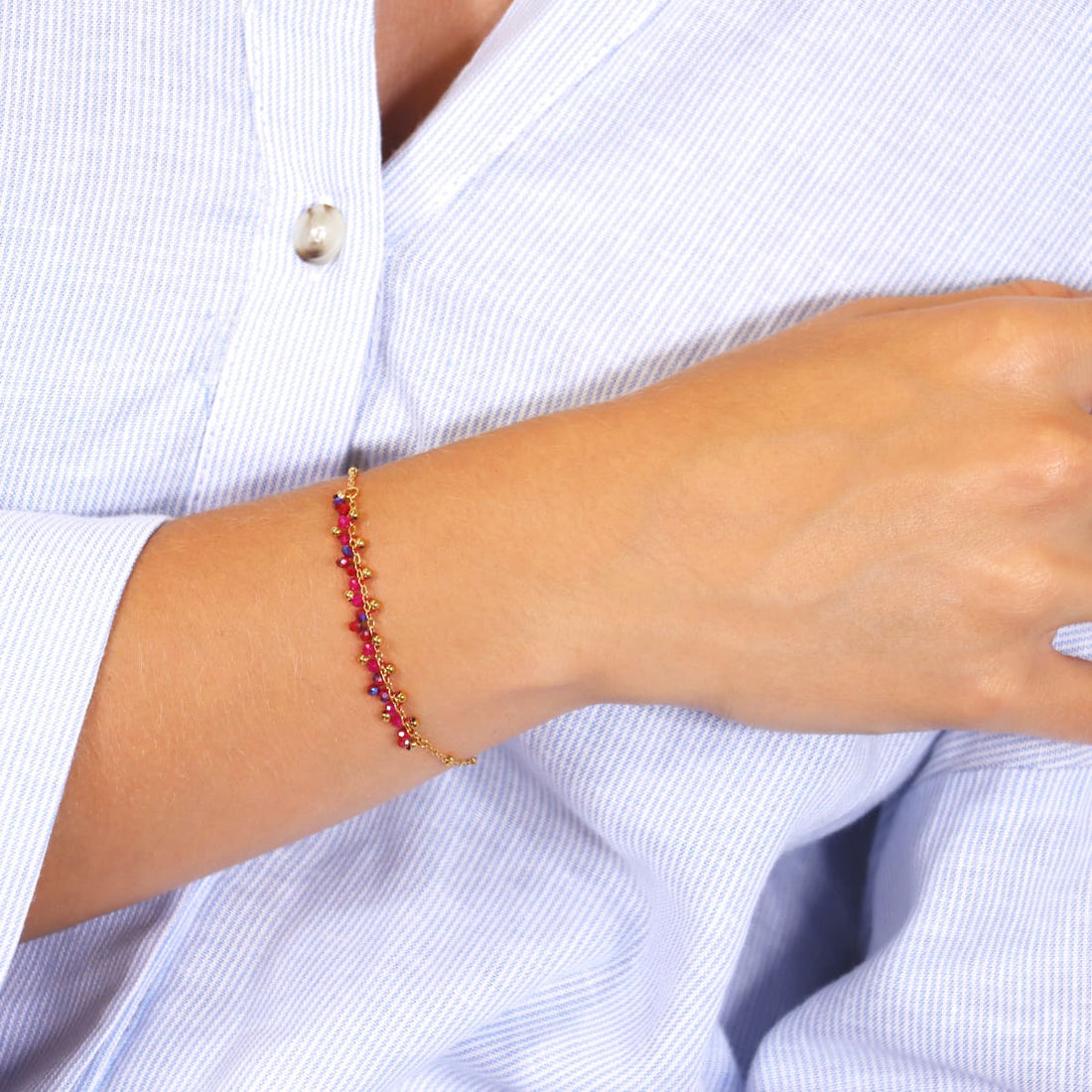 Pulsera Spirit Beadly Rojo Anartxy