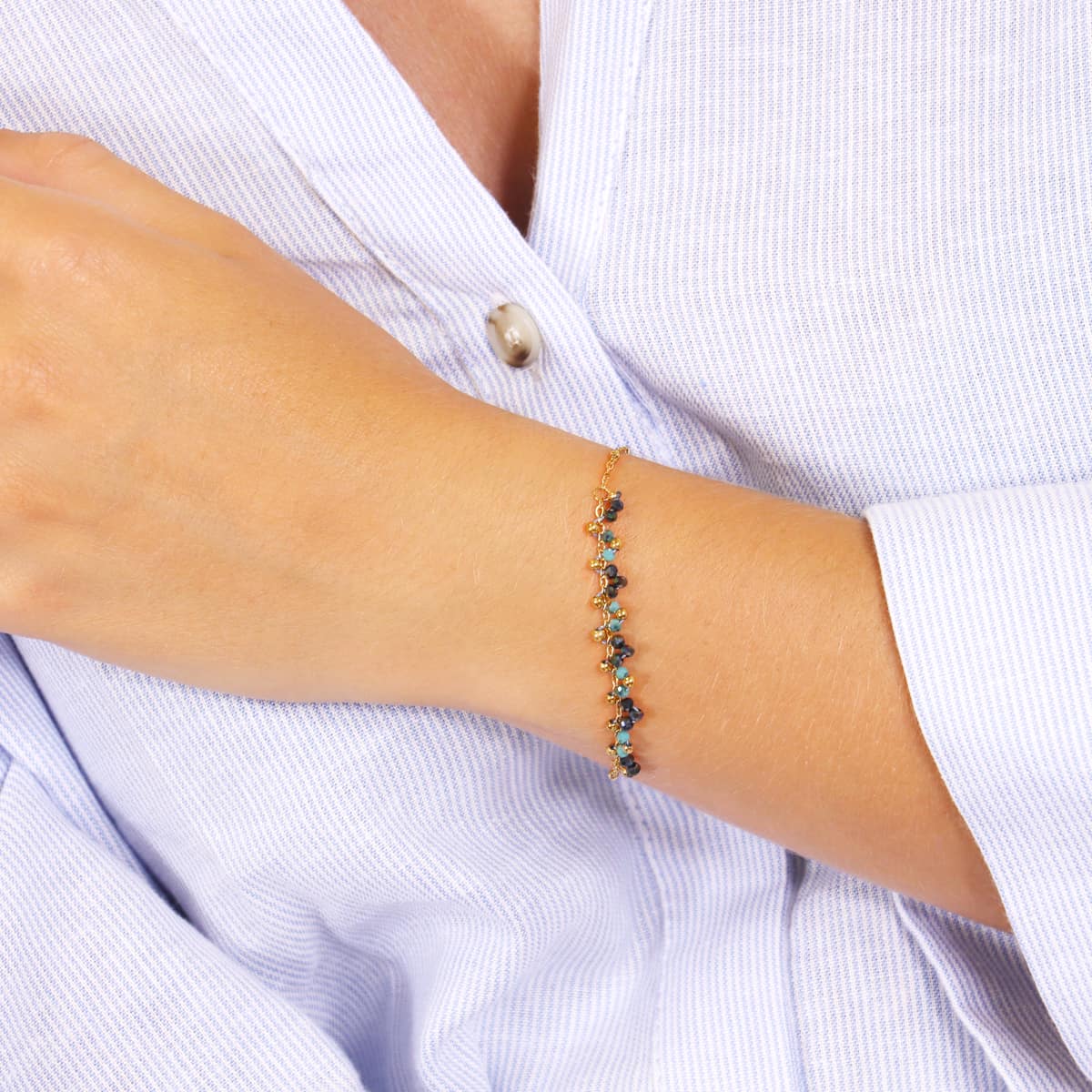 Pulsera Spirit Beadly Turquesa Anartxy