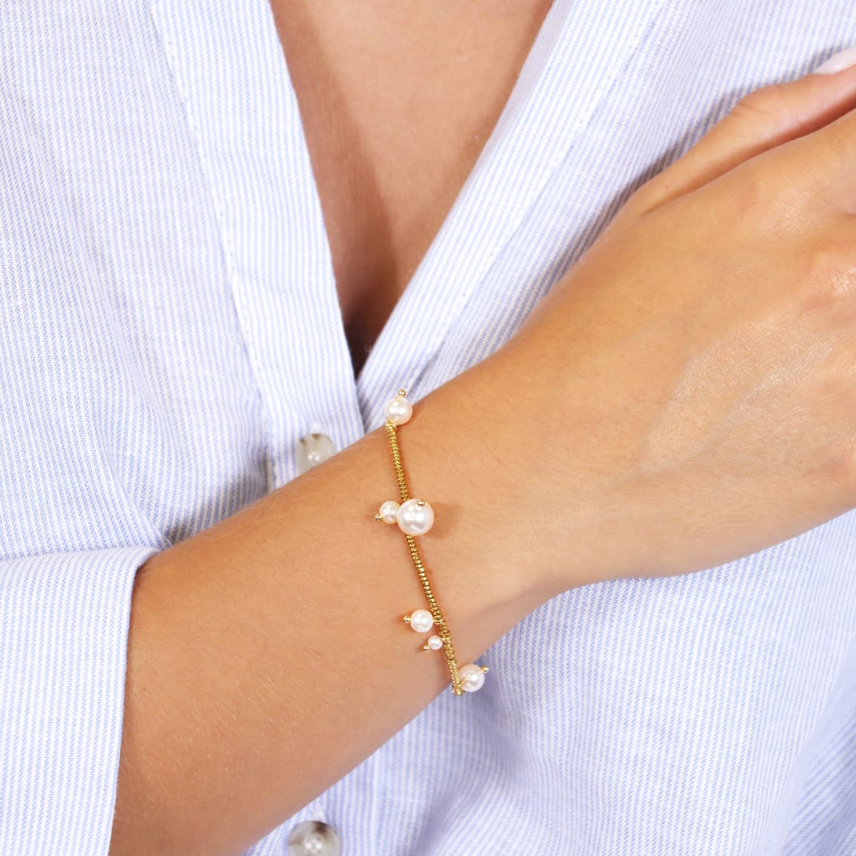 Pulsera Spirit Shimmy Dorado Anartxy