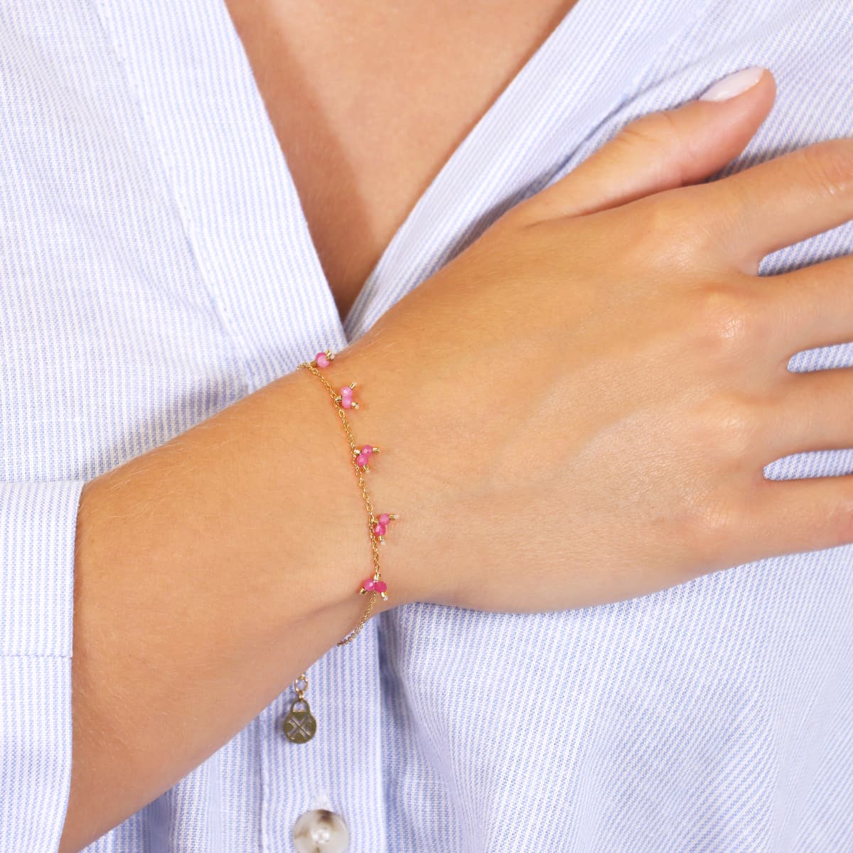 Pulsera Spirit Dazzle Rosa Anartxy