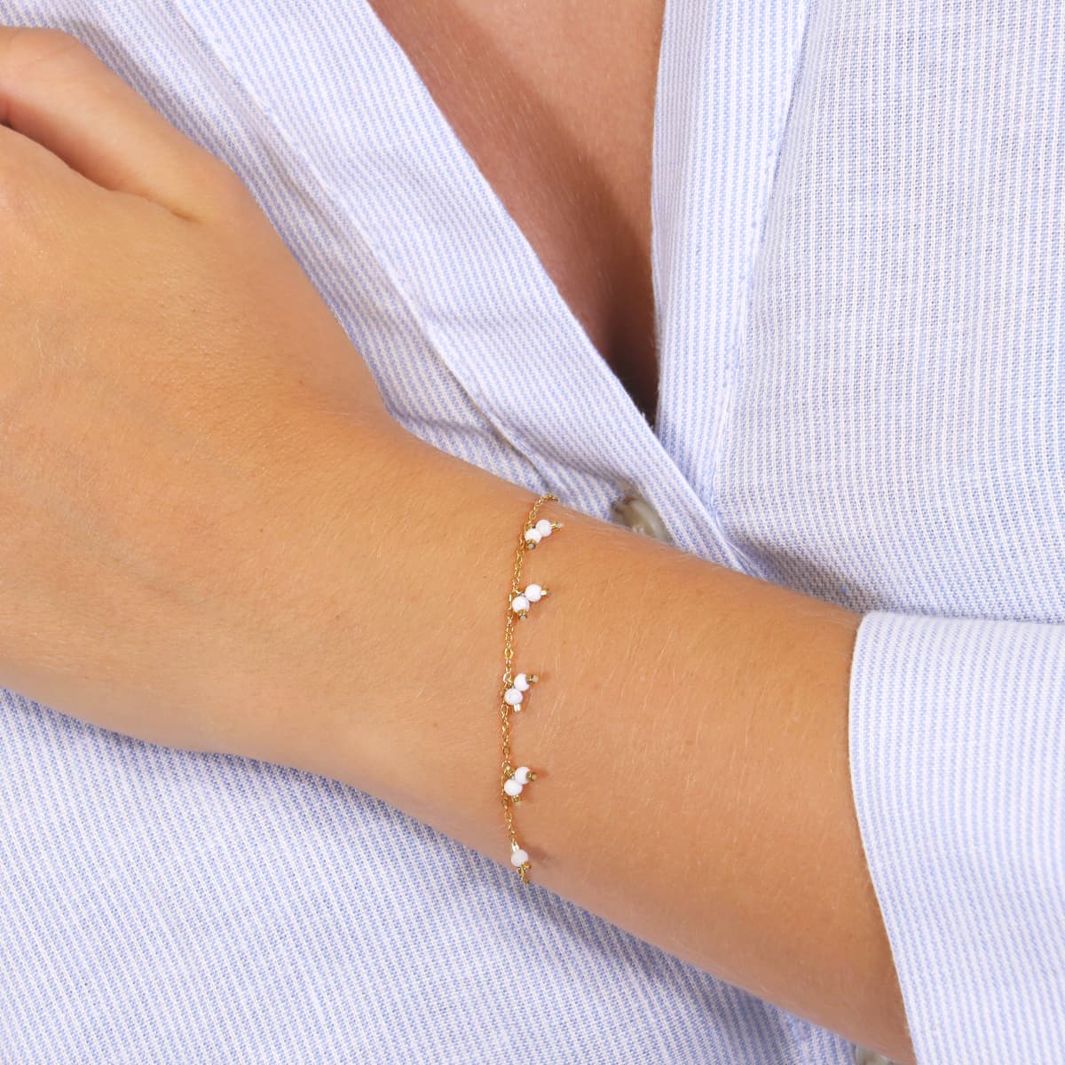 Pulsera Spirit Dazzle Blanco Anartxy