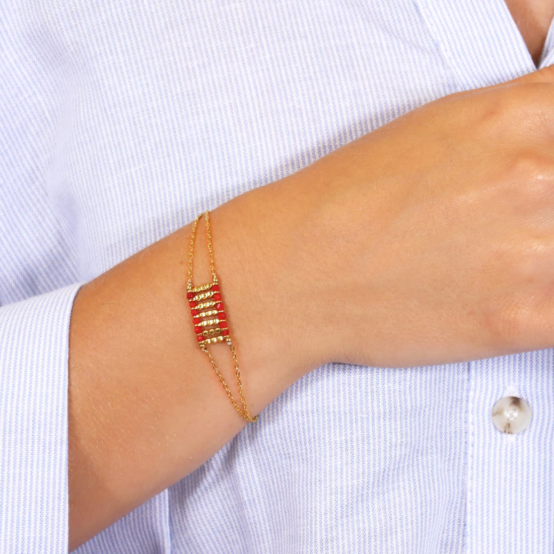 Pulsera Spirit Mirae Rojo Anartxy