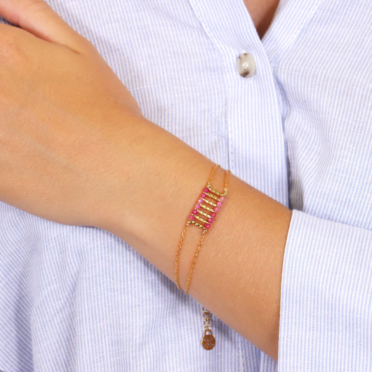 Pulsera Spirit Mirae Rosa Anartxy