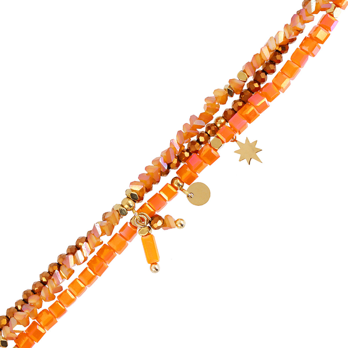 Pulsera Spirit Stones Naranja Anartxy