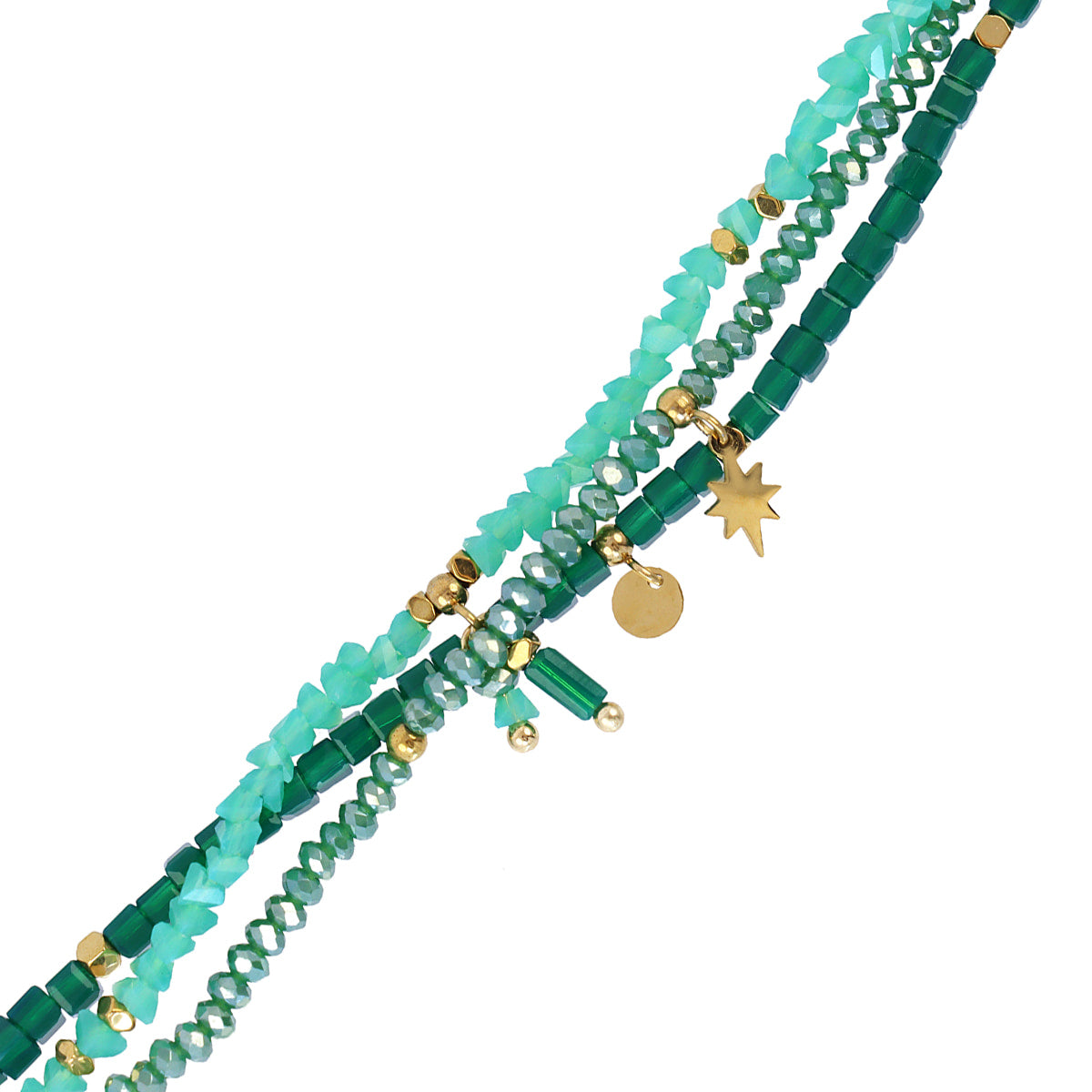 Pulsera Spirit Stones Verde Anartxy