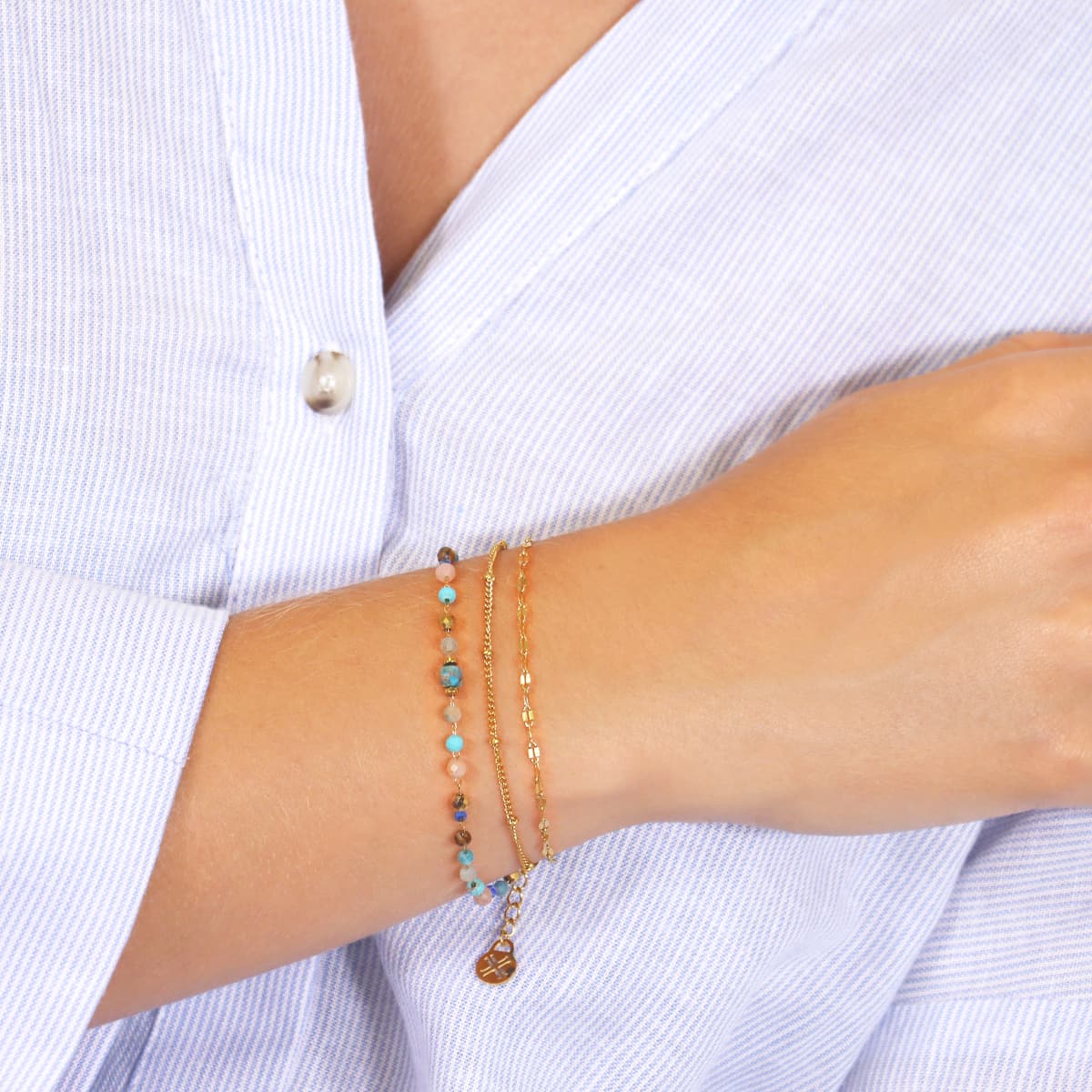 Pulsera Spirit Quira Turquesa Anartxy
