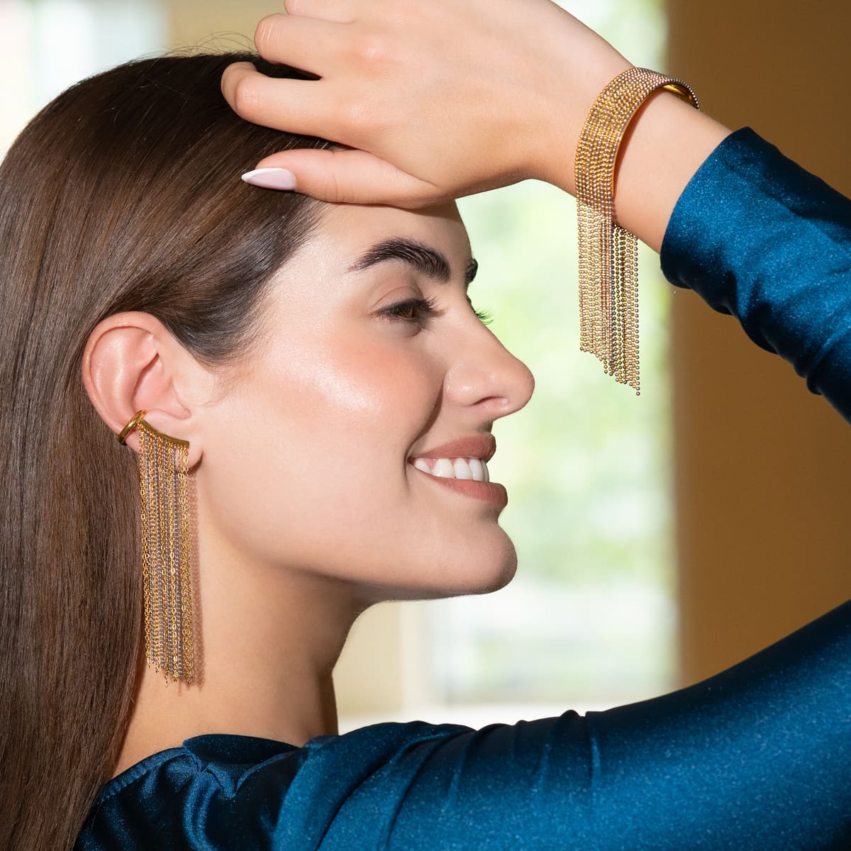 Pulsera Rainfall Stariel Dorado Anartxy