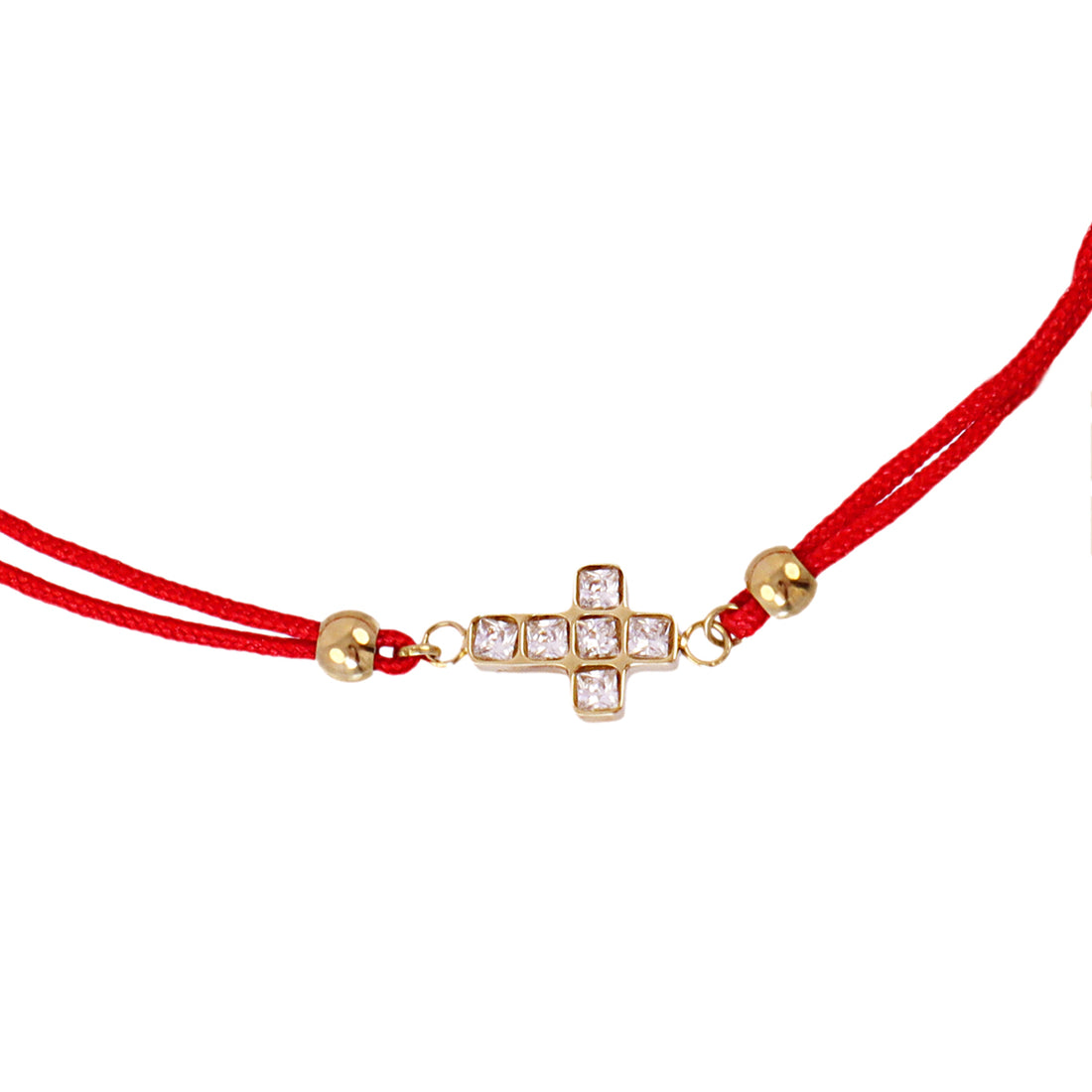 Pulsera Infinity Cross Dorado Anartxy