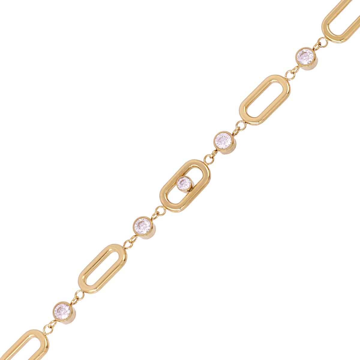 Pulsera Infinity Glimmer Dorado Anartxy