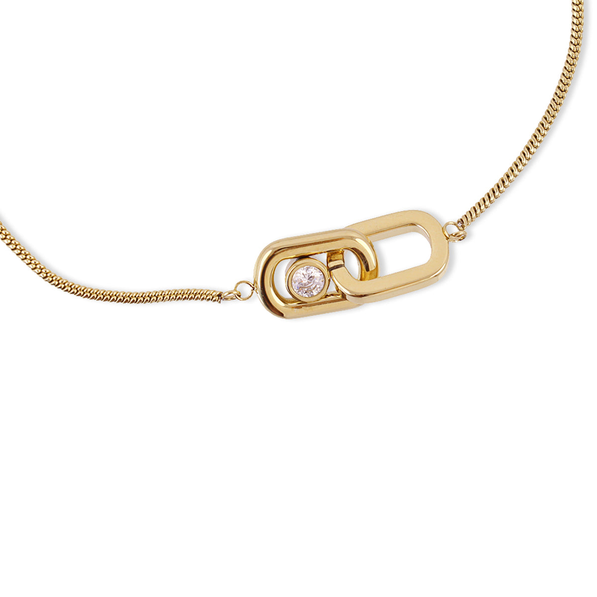 Pulsera Infinity Radiant Dorado Anartxy