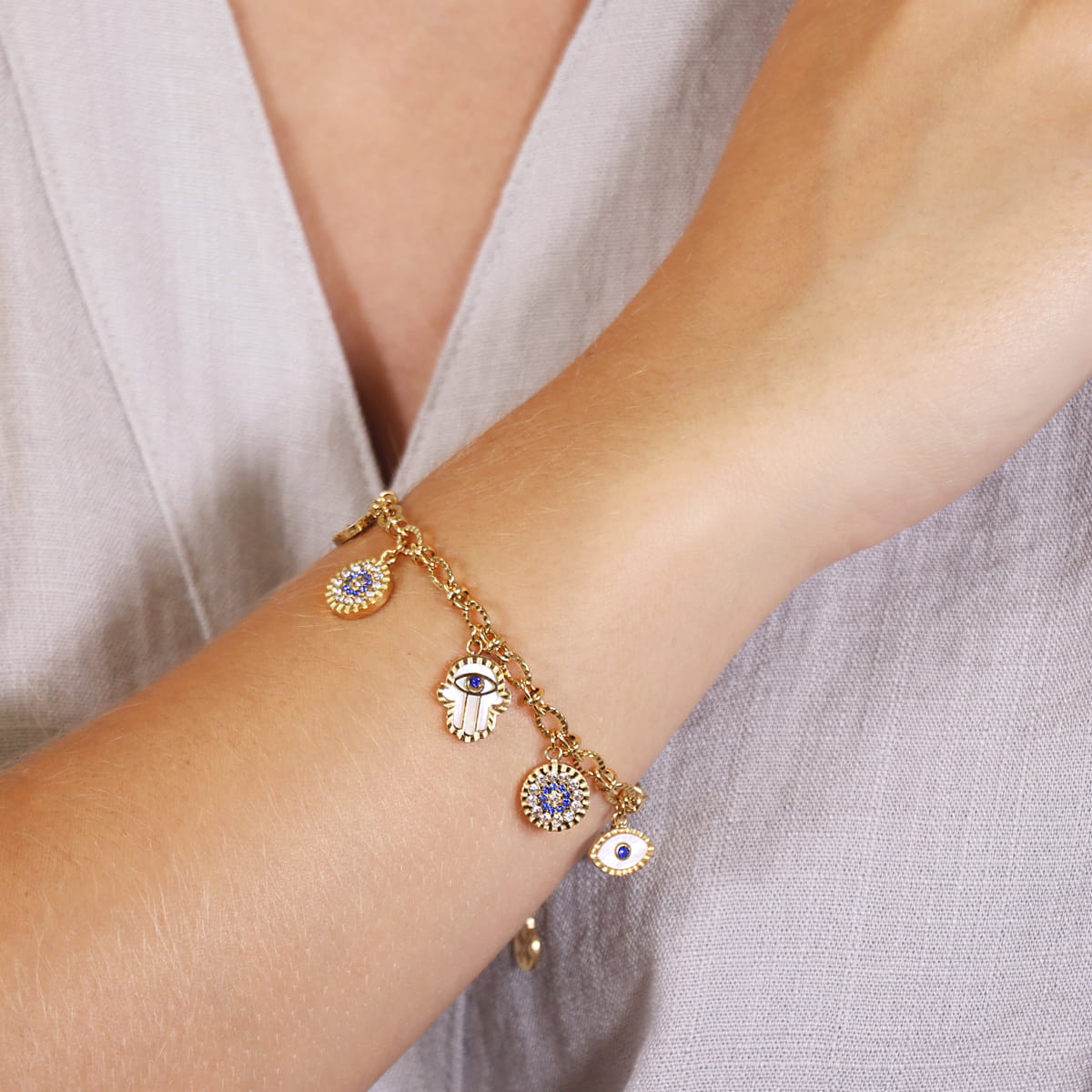 Pulsera Mystic Radiosa Blanco Anartxy