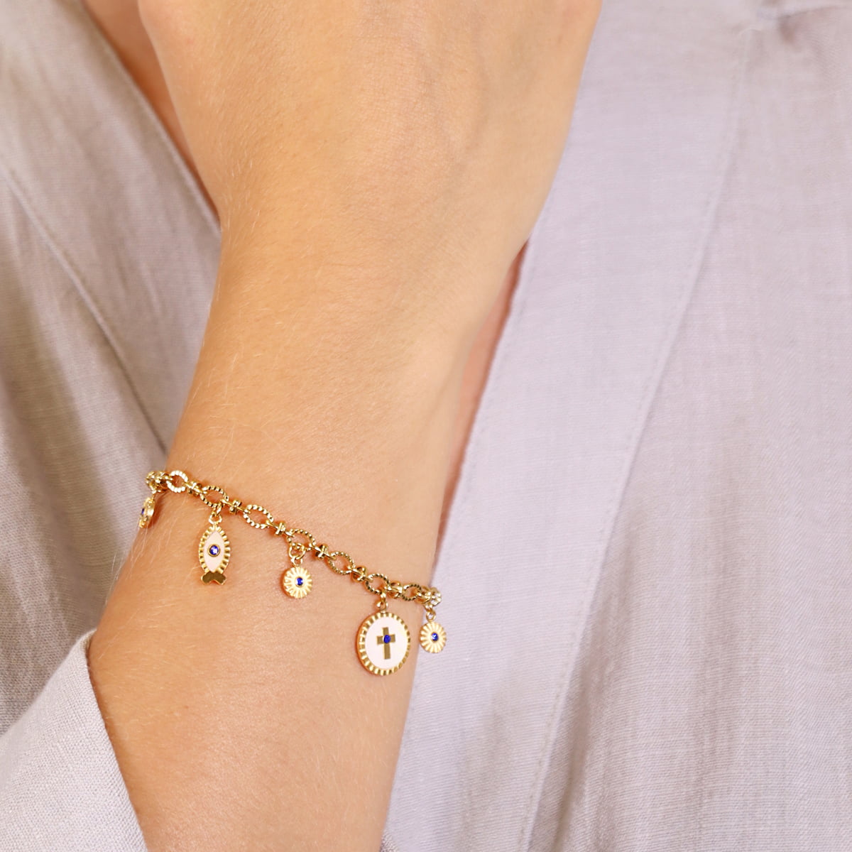 Pulsera Mystic Sacra Blanco Anartxy