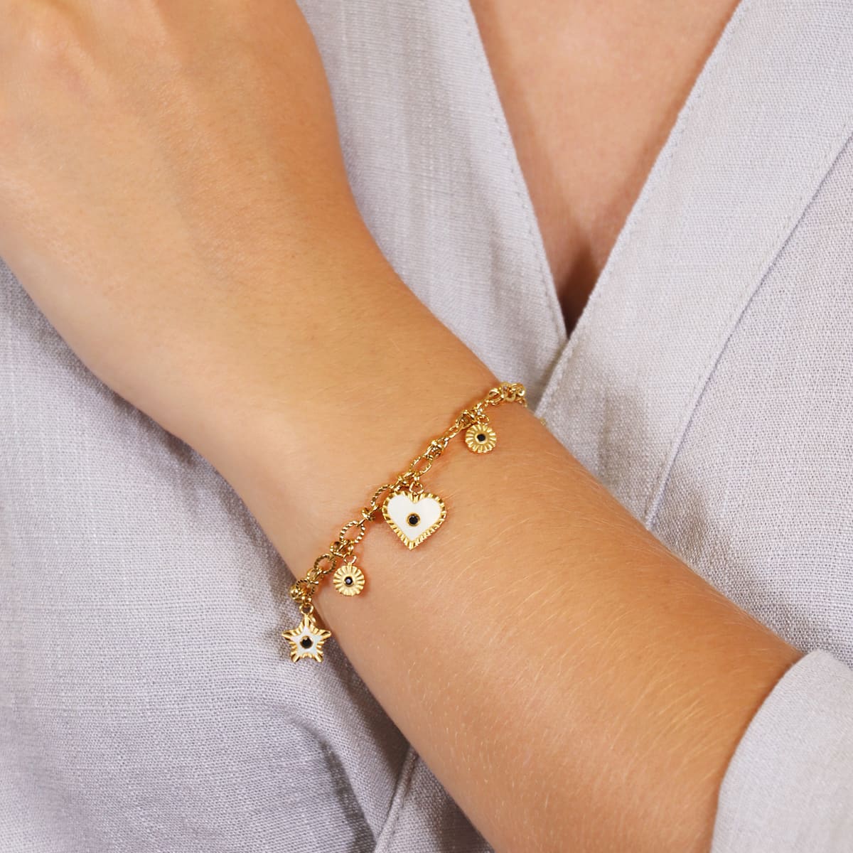 Pulsera Mystic Ethereal Blanco Anartxy