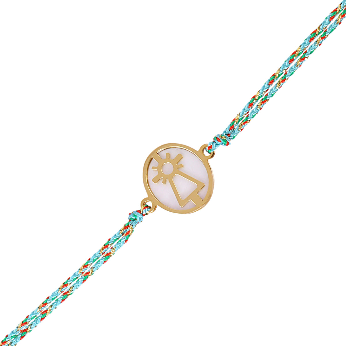 Pulsera Faith Oranta Turquesa Anartxy