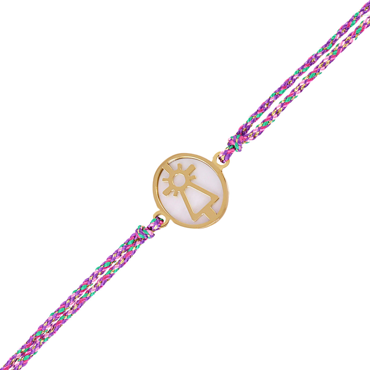 Pulsera Faith Oranta Morado Anartxy