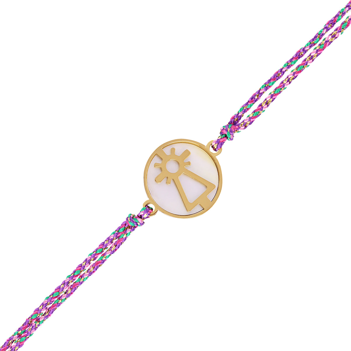 Pulsera Faith Holy Morado Anartxy