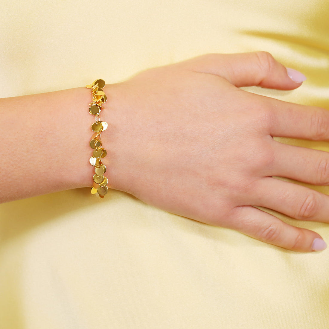 Pulsera Flair Plates Dorado Anartxy